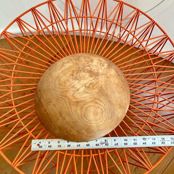 Vintage | Wood chopping bowl. - Picture 7 of 12